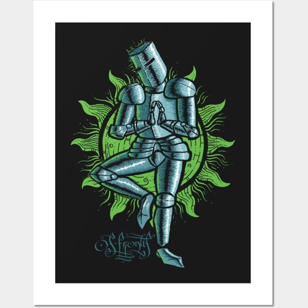 Yoga Knight Wall Art by OsFrontis